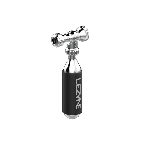 Lezyne Control Drive CO2 with 16G Cartridge Gloss Silver