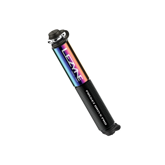 Lezyne Pocket Drive Pro Bike Pump Neo Metallic/Gloss Black