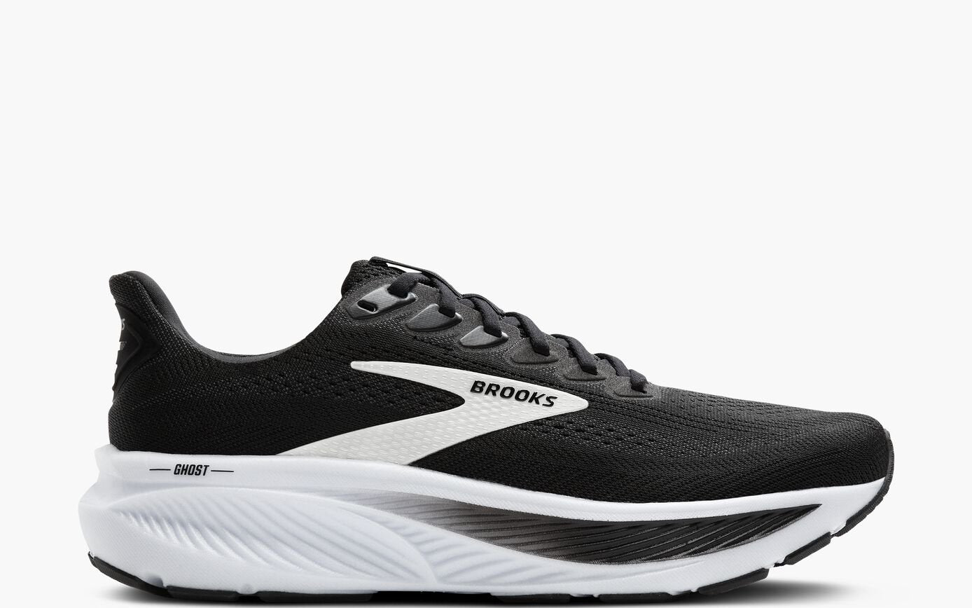 Brooks Men\'s Ghost Running Shoe - Black/White Brooks Ghost 18 Running Shoe - Men main image 4