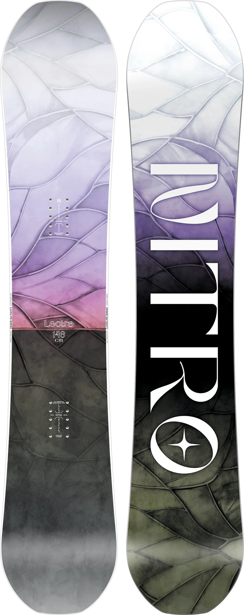 Load image into Gallery viewer, Nitro Women's Lectra Leaf Snowboard 2027