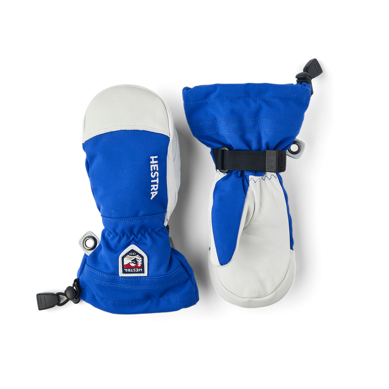 Load image into Gallery viewer, Hestra Army Leather Heli Ski Junior Mitten in Black