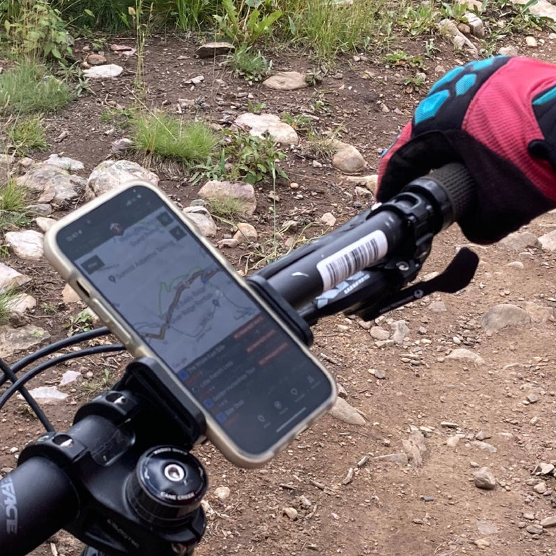 Load image into Gallery viewer, BiKASE Handy Clamp Phone Holder Black