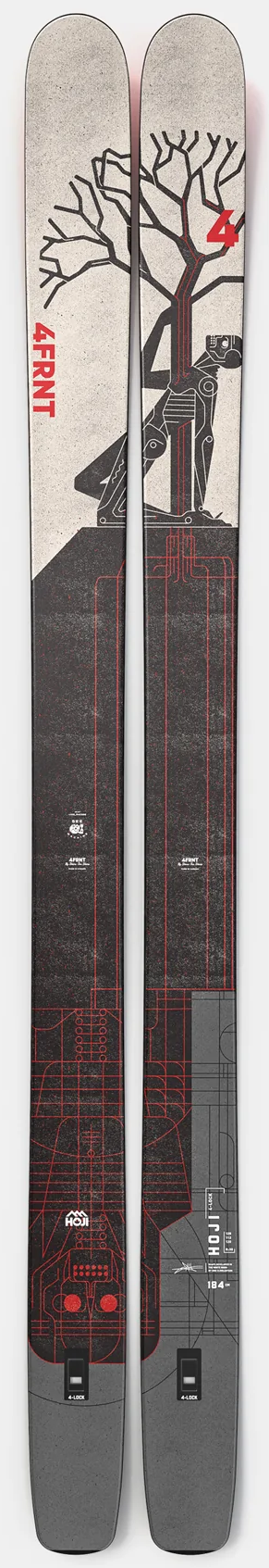 4FRNT Hoji 4 Lock Graphic Ski 2026 – Gear West