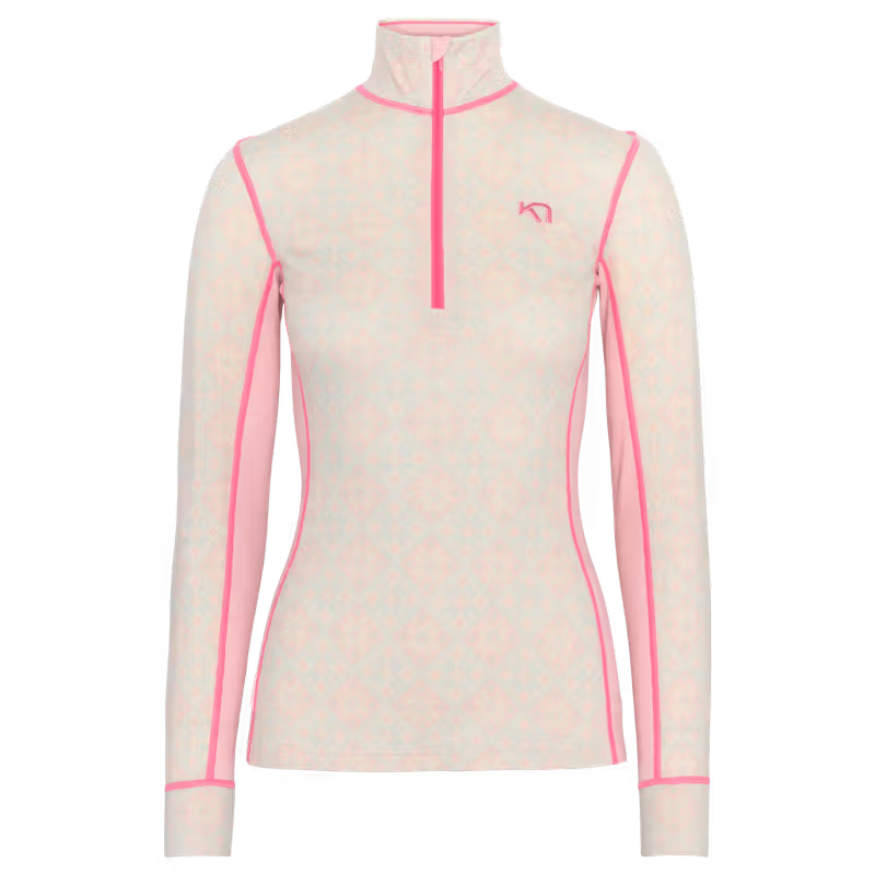 Load image into Gallery viewer, Kari Traa Women's Rose Half Zip Wool Baselayer
