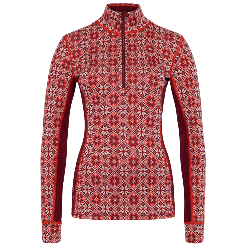 Load image into Gallery viewer, Kari Traa Women's Rose Half Zip Wool Baselayer