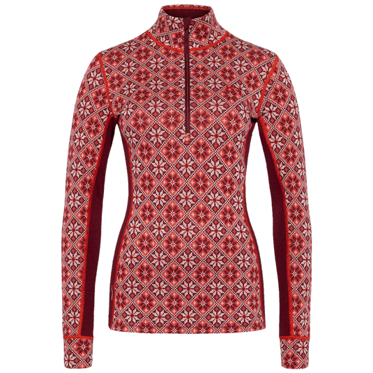 Kari Traa Women's Rose Half Zip Wool Baselayer