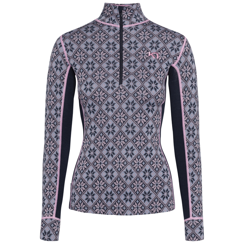 Load image into Gallery viewer, Kari Traa Women's Rose Half Zip Wool Baselayer