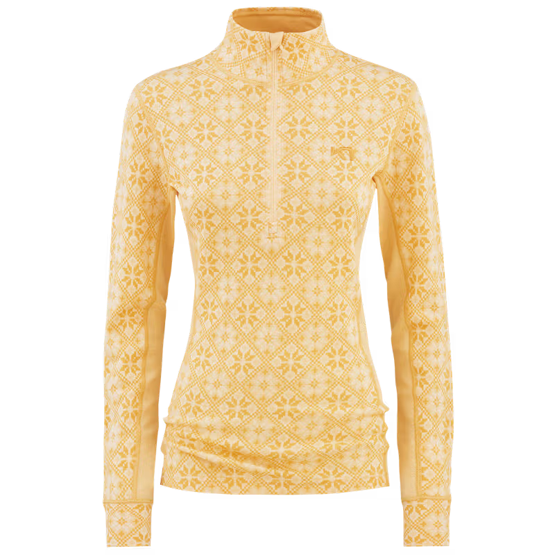 Load image into Gallery viewer, Kari Traa Women's Rose Half Zip Wool Baselayer