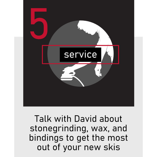 talk with david about getting the most of the skis