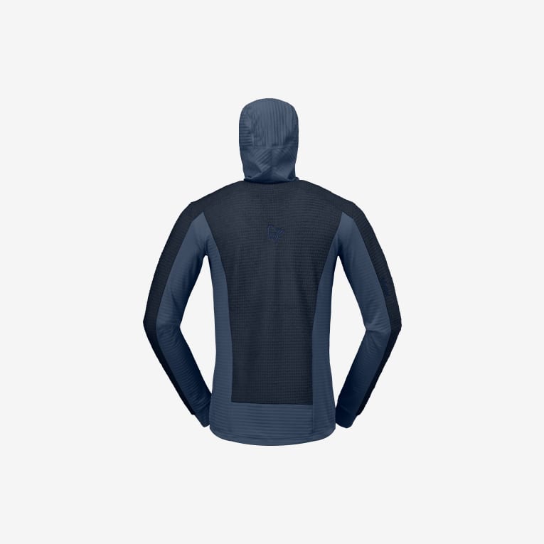 Load image into Gallery viewer, Norr&oslashna Men's Falketind Alpha120 Zip Hood