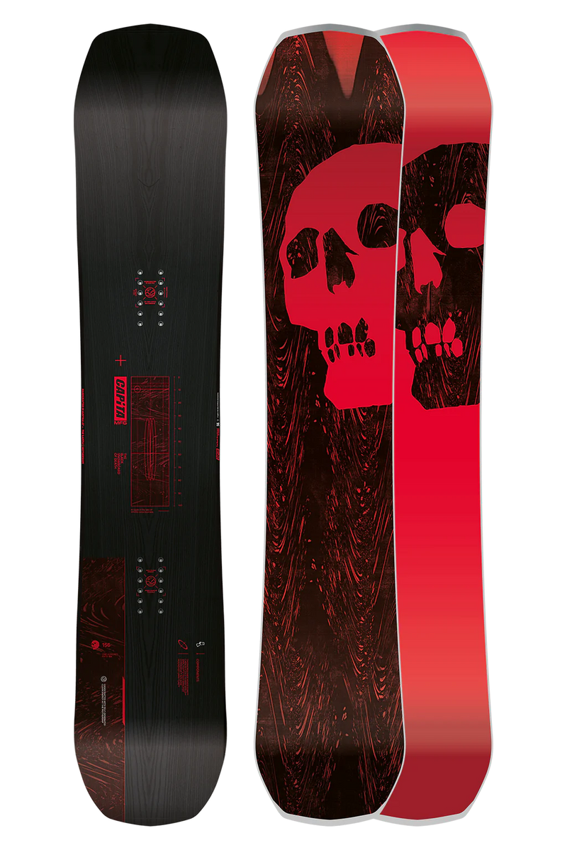 Load image into Gallery viewer, Capita Black Snowboard of Death Snowboard 2025