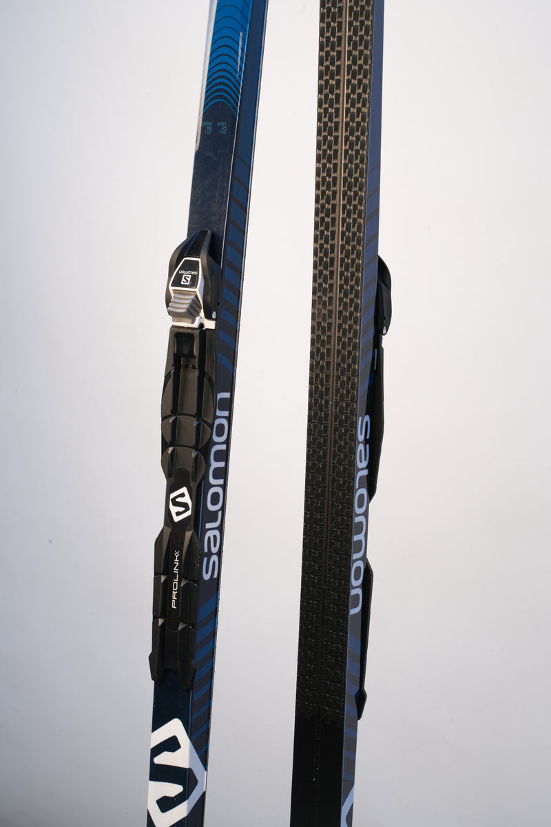 Load image into Gallery viewer, Salomon Escape 5 Grip Waxless Classic Ski + Prolink Access Binding