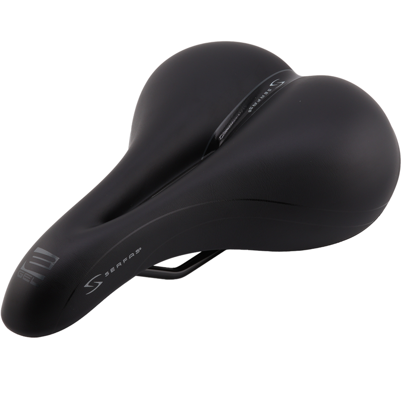 Load image into Gallery viewer, Serfas Men's E-GelDual Density Cut Out Saddle