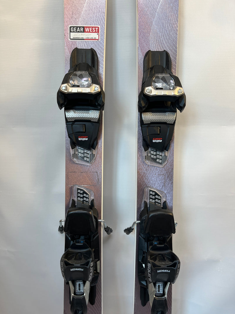 Load image into Gallery viewer, Demo Stockli Women's Nela 80 157cm w/ Marker Squire 11 TCX Demo Binding