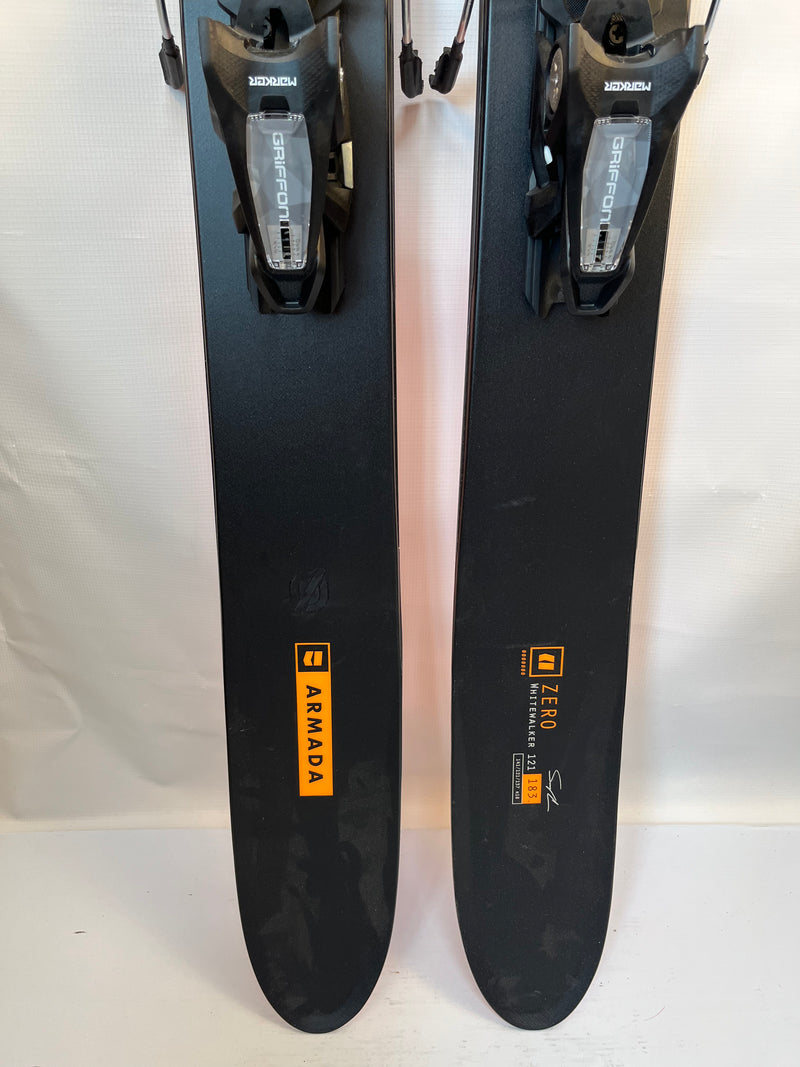 Load image into Gallery viewer, Demo Armada White Walker 121 183cm Ski w/ Marker Griffon 13 Demo