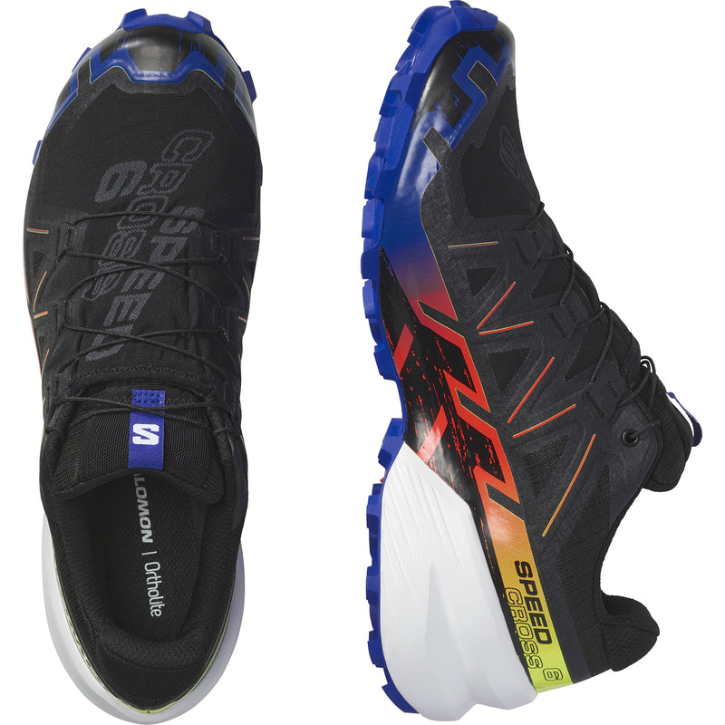 Load image into Gallery viewer, Salomon Men's Speedcross 6 GTX Blk/Surf/Yel