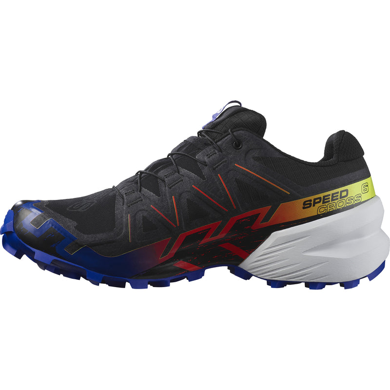 Load image into Gallery viewer, Salomon Men's Speedcross 6 GTX Blk/Surf/Yel