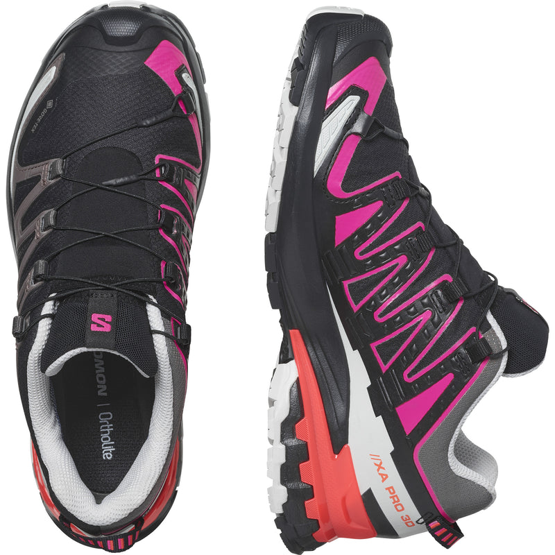 Load image into Gallery viewer, Salomon Women's XA Pro 3D GTX Black/Pink/Coral
