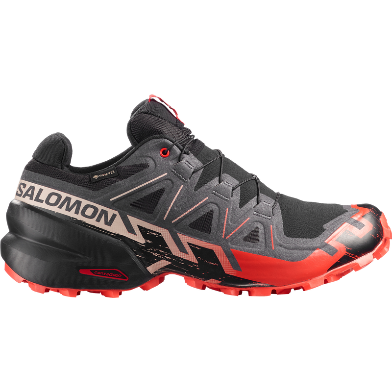 Load image into Gallery viewer, Salomon Men's Speedcross 6 GTX Blk/Surf/Yel