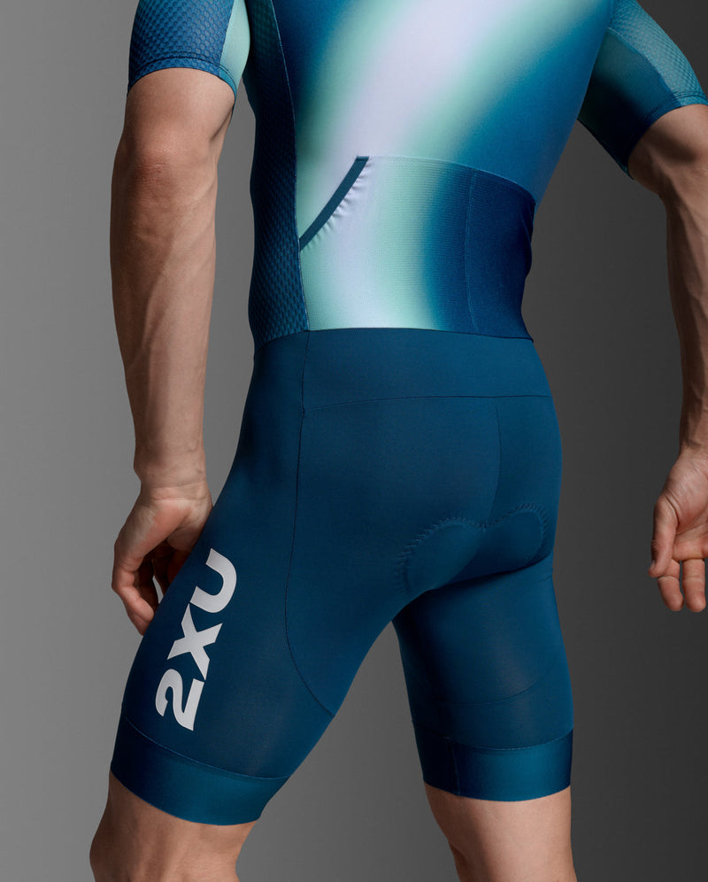 Load image into Gallery viewer, 2XU Men's Aero Hex Sleeved Trisuit