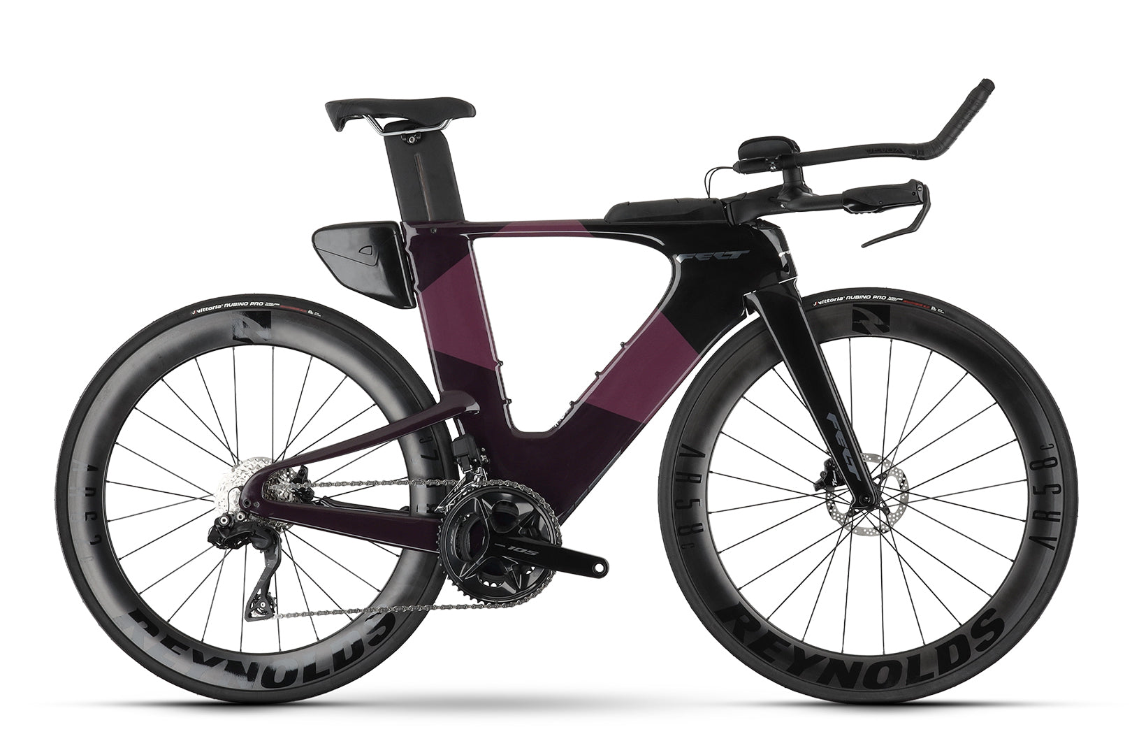 felt fahrrad zubehör Felt IAx Advanced Triathlon Bike, 105 Di2, Astral