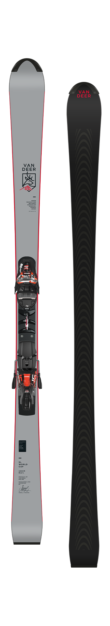 Van Deer 11 SL World Cup 155 w/ interface 10mm + Marker XCOMP 16