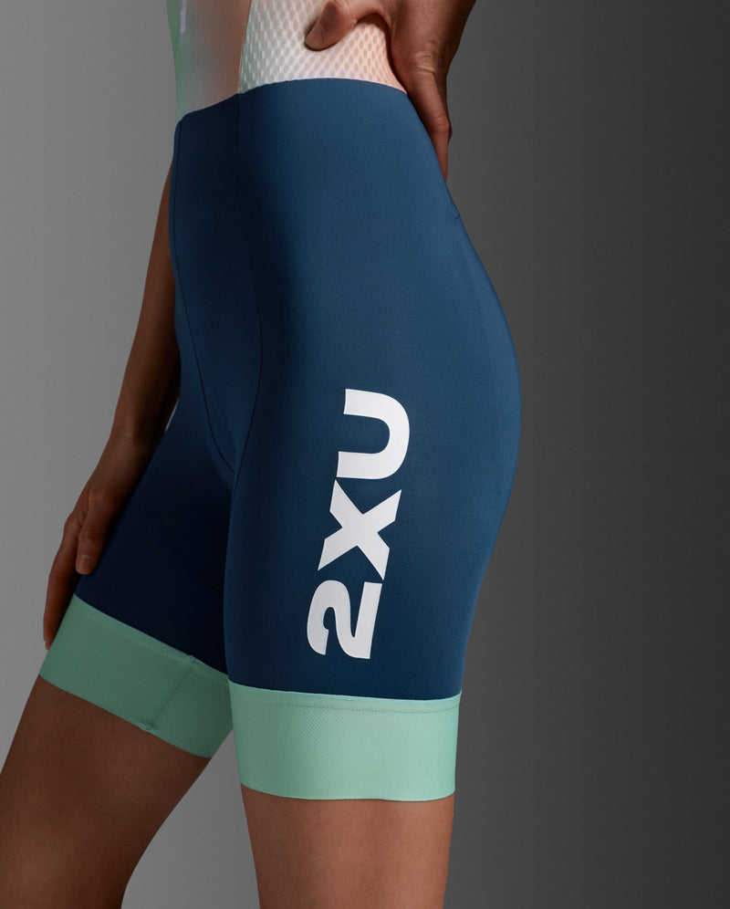 Load image into Gallery viewer, 2XU Women's Aero Hex Sleeved Trisuit