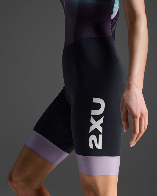 2XU Women's Aero Hex Sleeved Trisuit