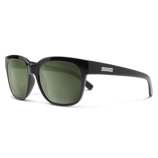 Suncloud Affect Black w/Polarized Gray Green Lens