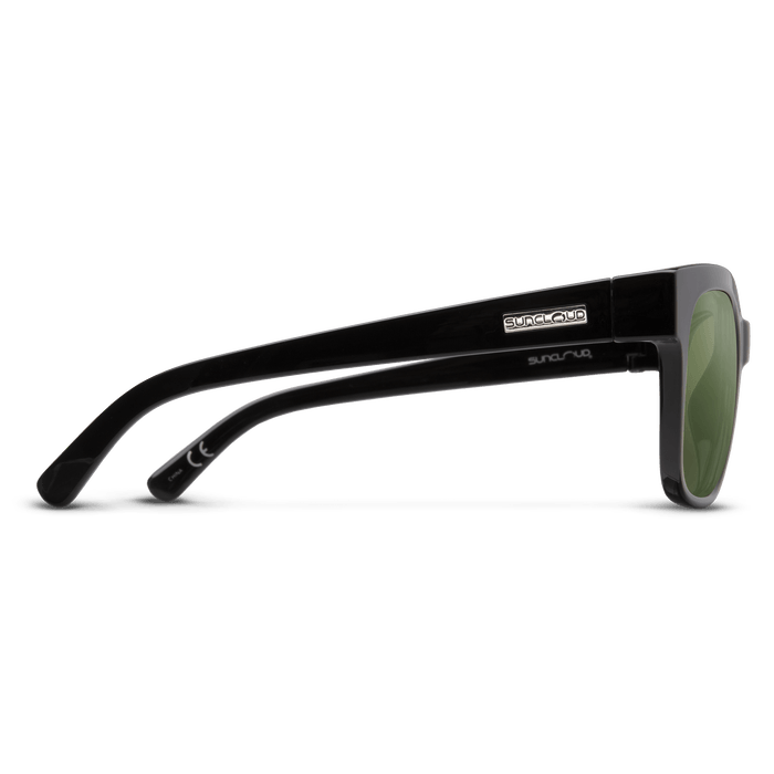 Load image into Gallery viewer, Suncloud Affect Black w/Polarized Gray Green Lens