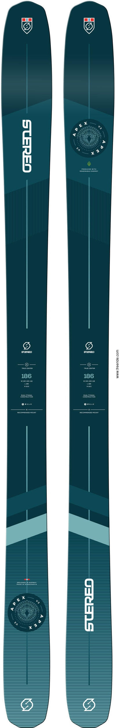 Stereo Apex V3 Skis 2024