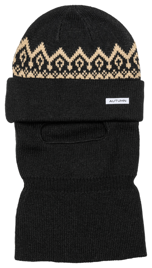 Autumn Mask Beanie in Black - Gear West