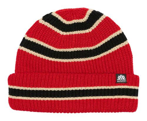 Autumn Slacker Red Beanie - Gear West