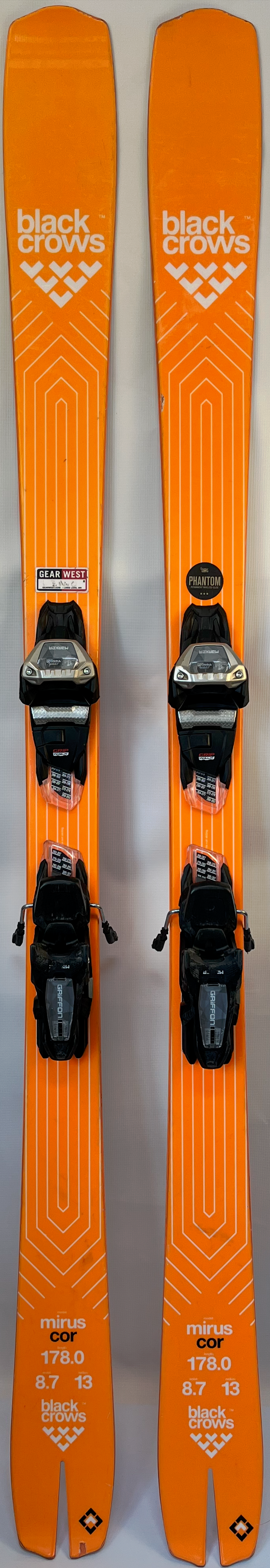 Demo Black Crows Mirus Cor 178cm w/ Marker Griffon 13 Demo Binding