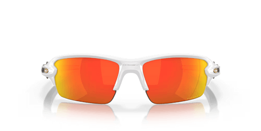 Oakley Flak 2.0 Matte White Sunglasses w/ Prizm Ruby Polarized Lens