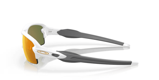 Oakley Flak 2.0 Matte White Sunglasses w/ Prizm Ruby Polarized Lens