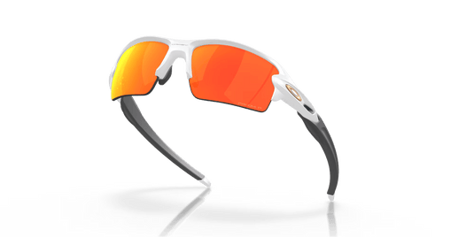 Oakley Flak 2.0 Matte White Sunglasses w/ Prizm Ruby Polarized Lens
