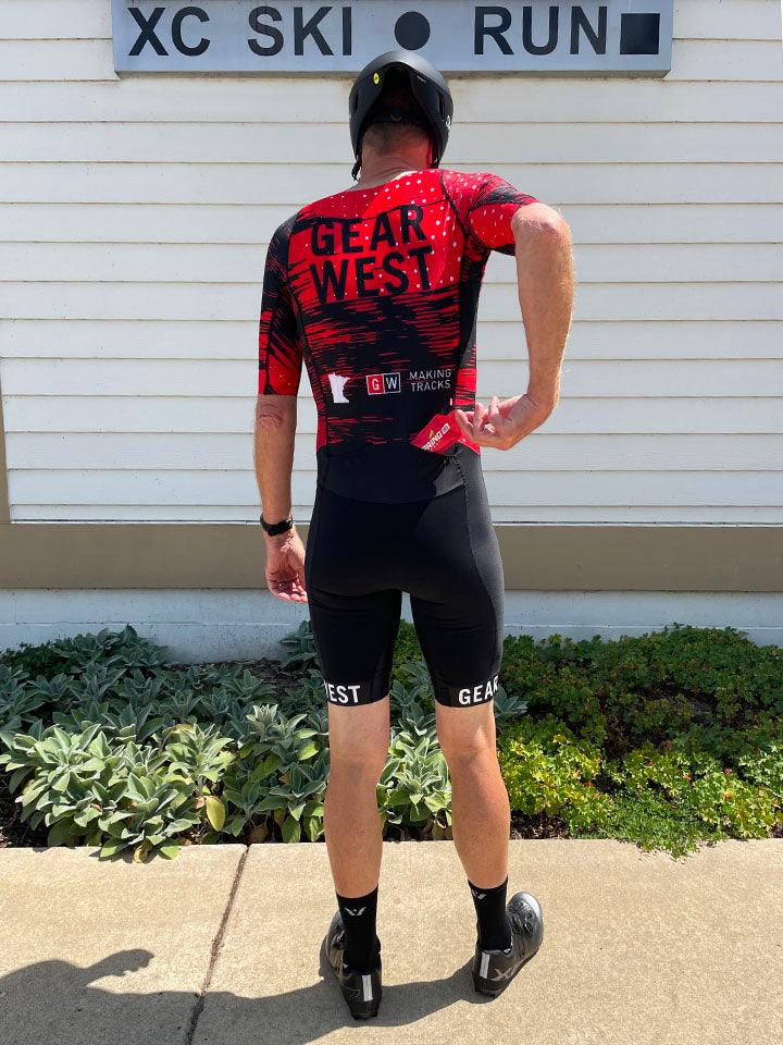 Load image into Gallery viewer, Gear West Jakroo Echelon SS Tri Suit - Gear West
