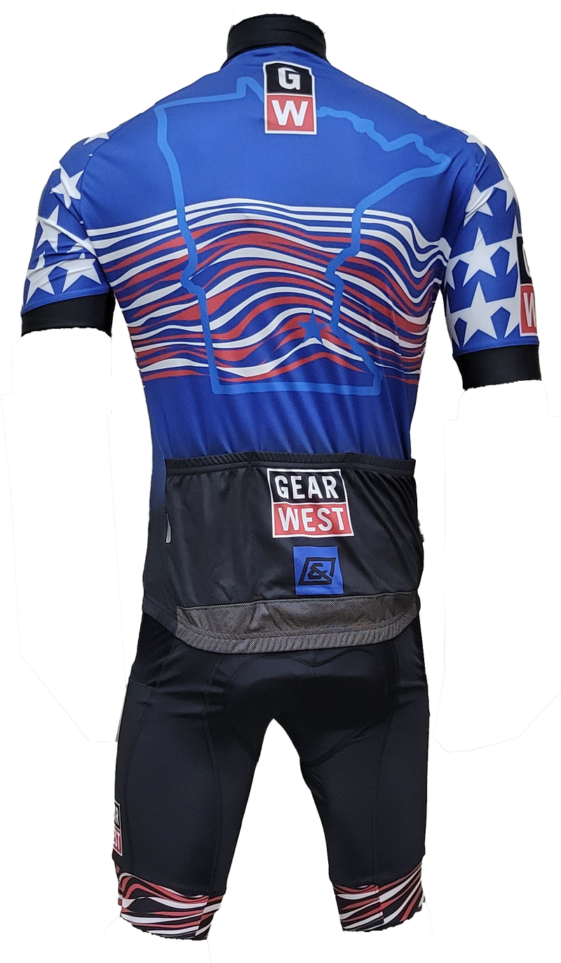 Load image into Gallery viewer, Gear West Men's DNA Cycling Distance Short Sleeve Jersey