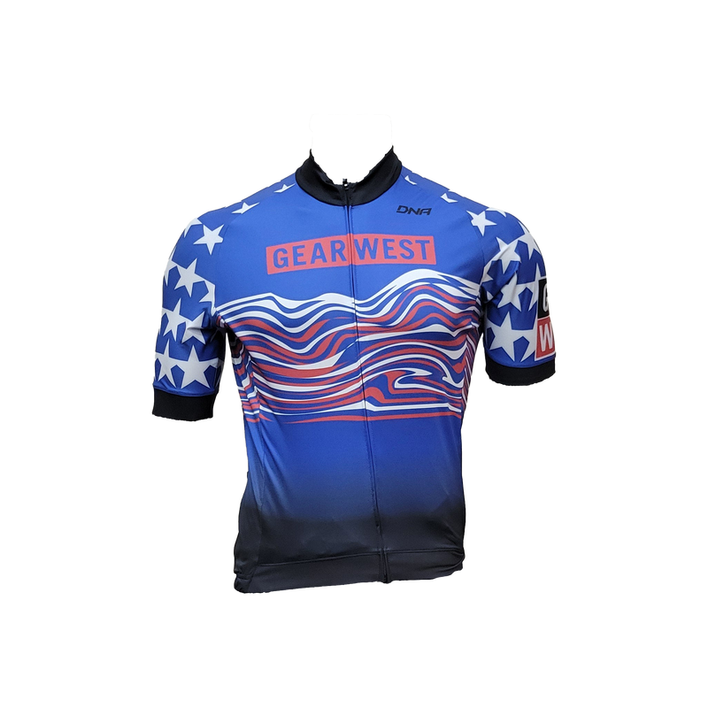 Load image into Gallery viewer, Gear West Men's DNA Cycling Distance Short Sleeve Jersey