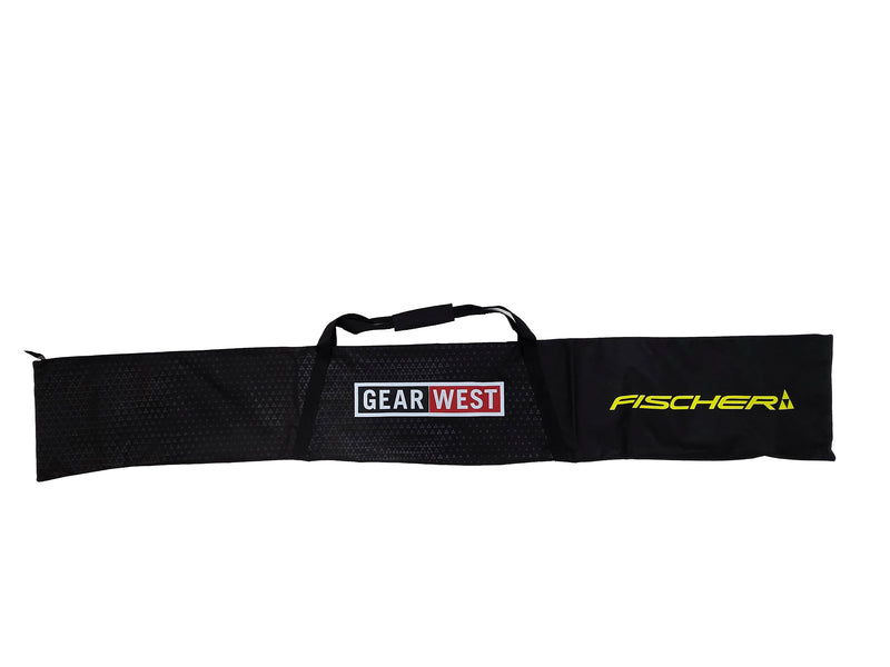 Load image into Gallery viewer, Fischer Gear West XC Ski Bag Economy 3 Pair 210cm Black