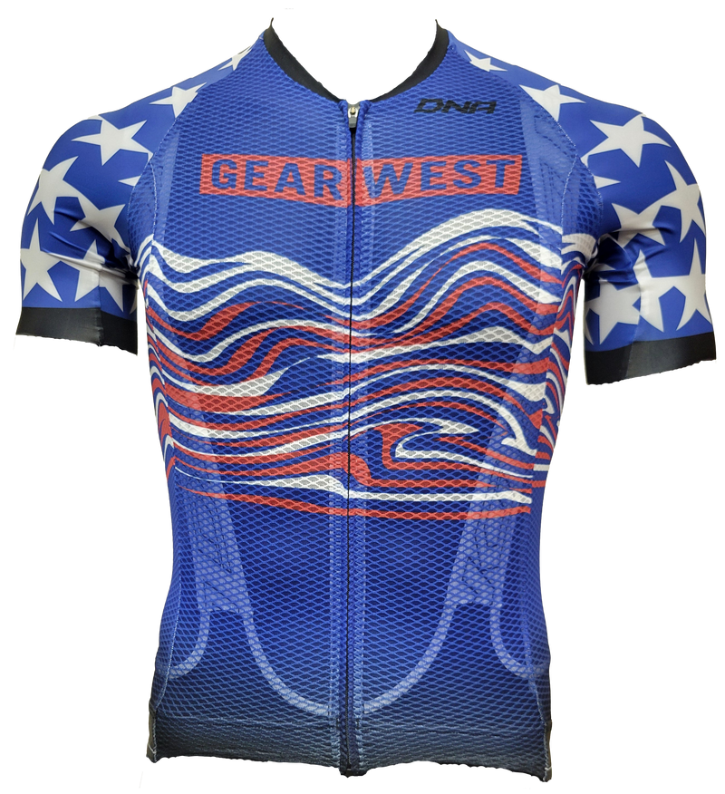 Load image into Gallery viewer, Gear West Men's DNA Cycling Race Day SS Jersey
