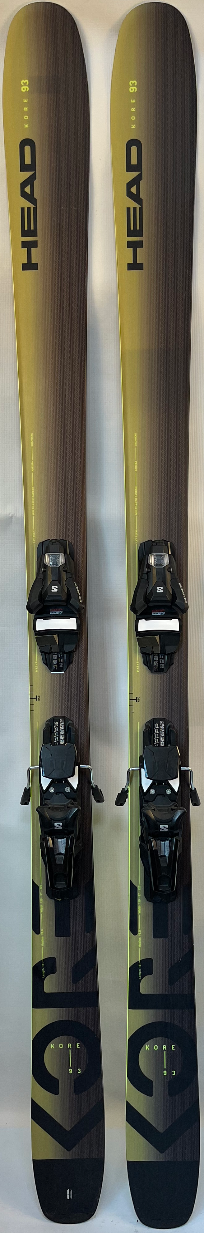salomon demo ski bindings Demo Head Kore 93 191cm Ski w/ Salomon Strive 13 Demo Binding – Gear West