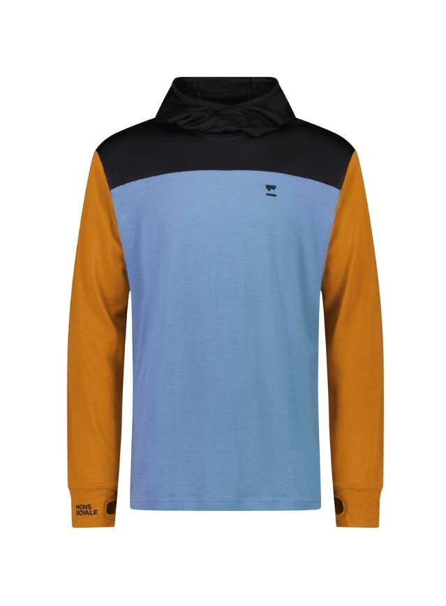 Load image into Gallery viewer, Mons Royale Men's Yotei Powder Hood Longsleeve - Gear West