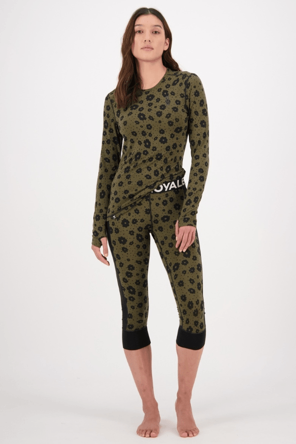 Load image into Gallery viewer, Mons Royale Women's Cascade Merino Flex 200 3/4 Legging - Gear West