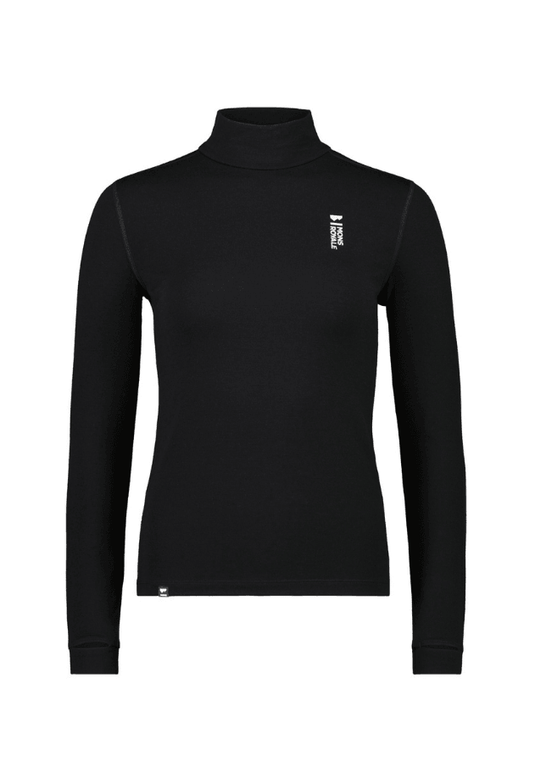 Mons Royale Women's Cascade Merino Flex 200 Mock Neck Longsleeve - Gear West