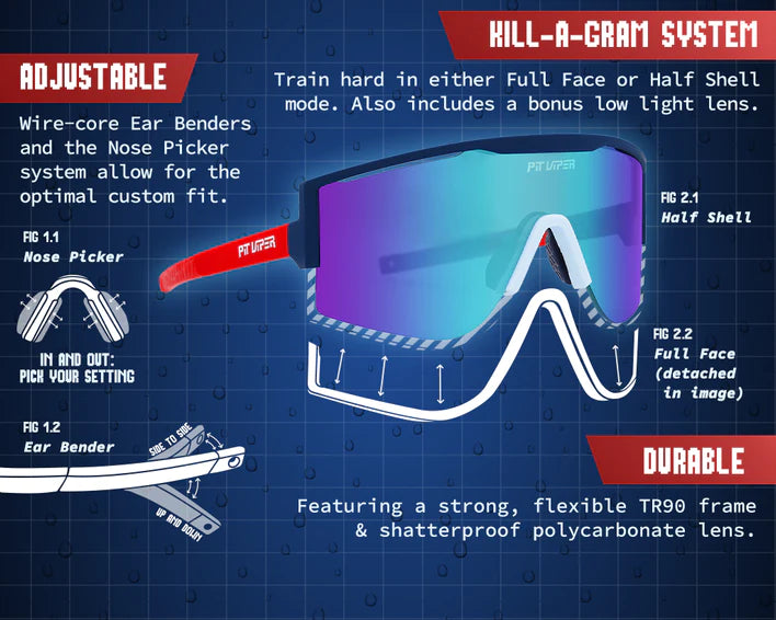Load image into Gallery viewer, Pit Viper The Try-Hard Sunglasses - Gear West