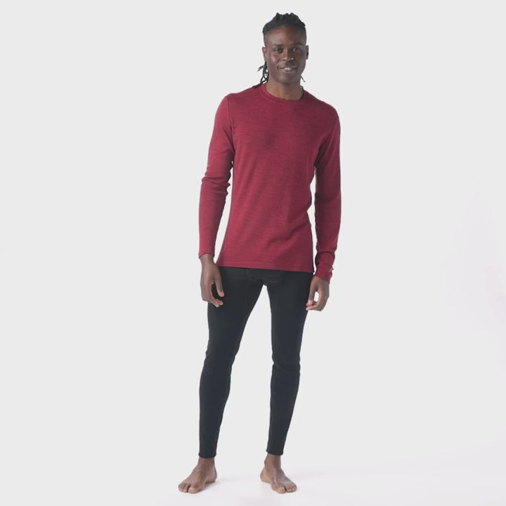 Load and play video in Gallery viewer, Smartwool Men's Classic Thermal Merino Base Layer Crew