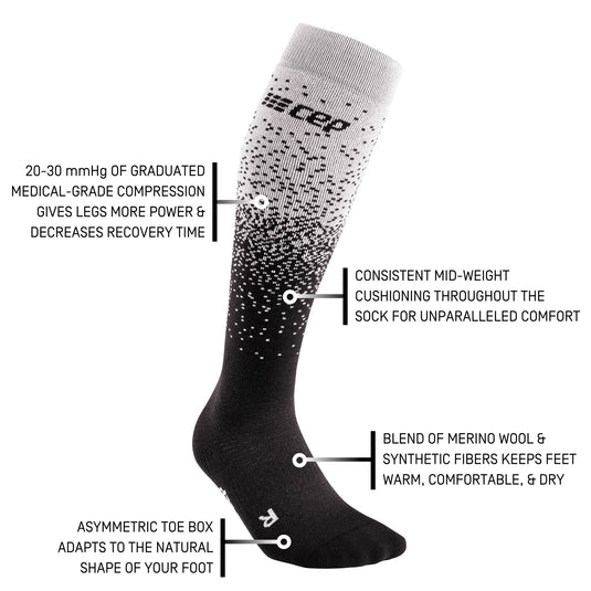 CEP Snowfall Socks Skiing Tall