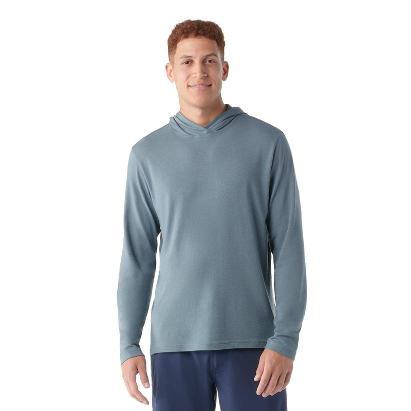 Load image into Gallery viewer, Smartwool Men&#39;s Pewter Blue Hoodie - Gear West
